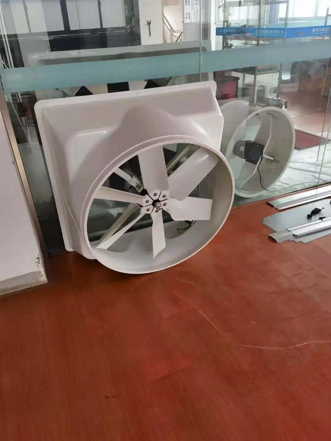 Industrial Axial Evaporative Air Cooler, Water Cooling, Exhaust Fan, High Speed