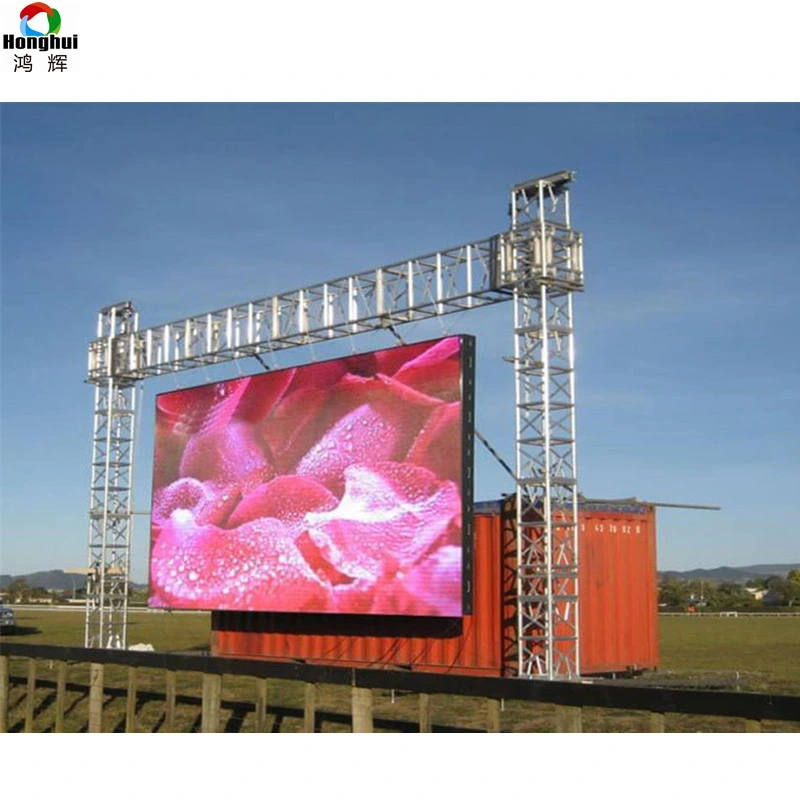 500*500mm Rental Die Casting Aluminum Cabinet P4.81 Outdoor Full Color LED Screen