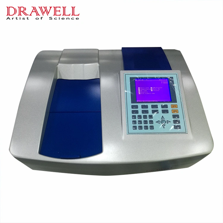 Du-8800 Series Big LCD Screen Laboratory Double Beam UV Vis Spectrophotometer with Software