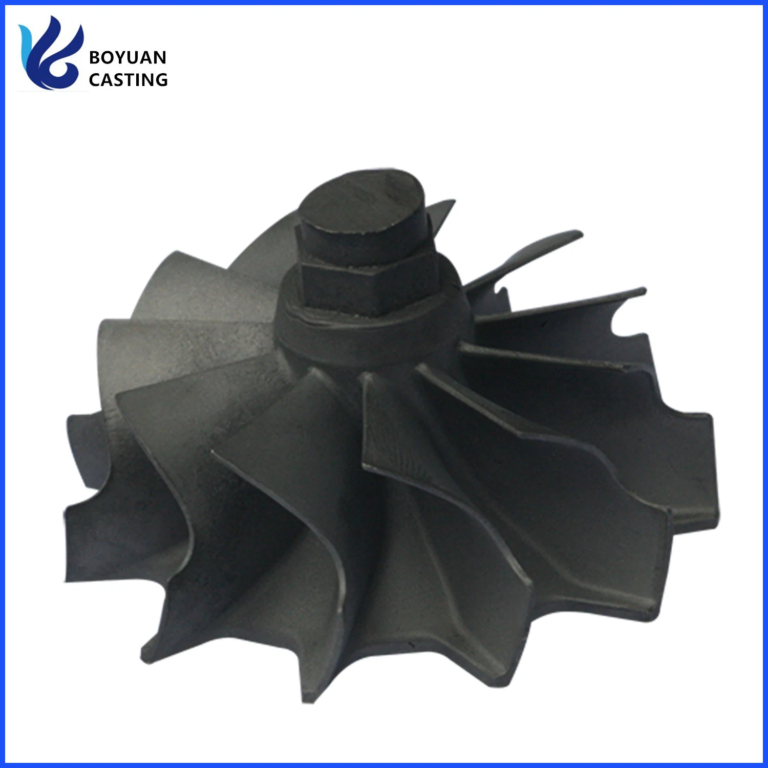 Custom-Made Super Alloy Investment Casting Turbine Wheel with Machining