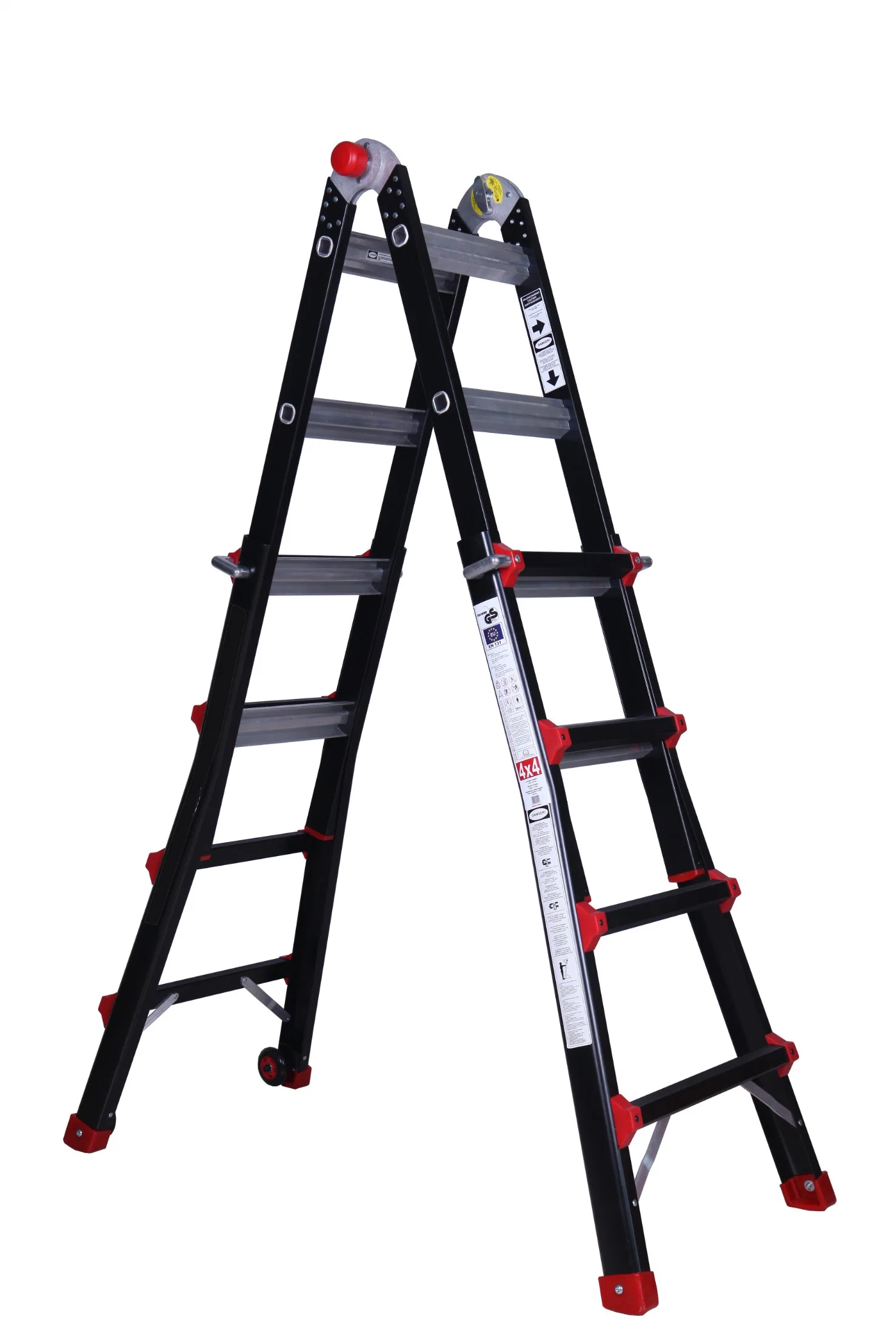 Telescopic Combination Step Ladder System 4X3, 4X4 & 4X5 Rungs Stairs Ladders