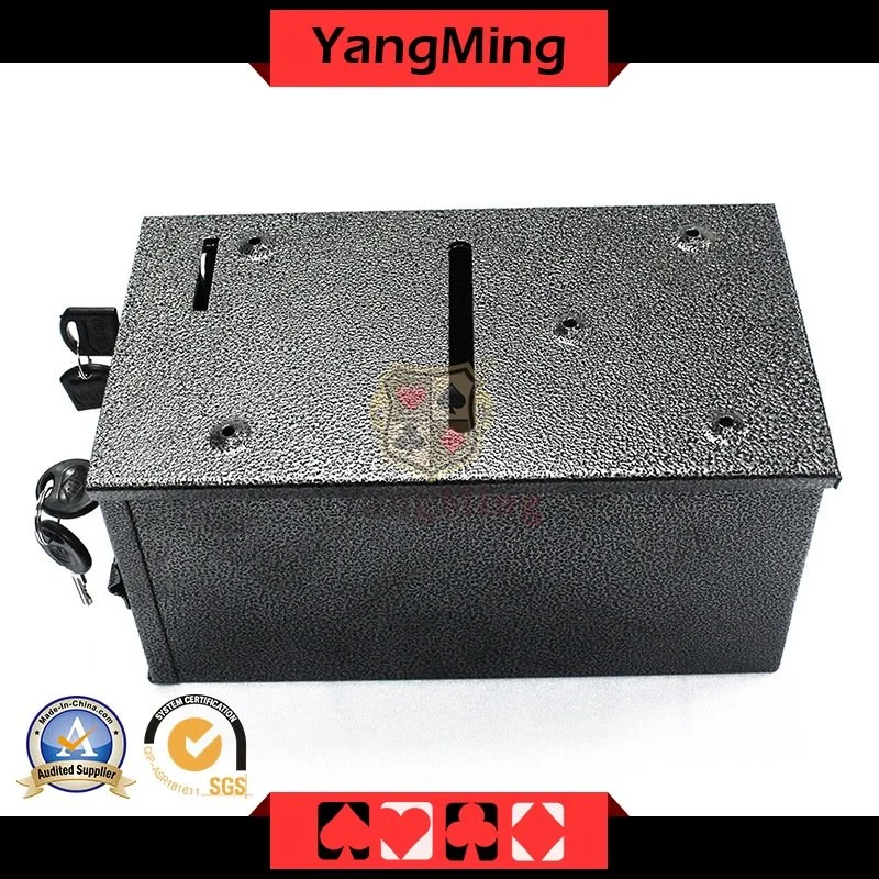 Casino Coin Cash Box Pumping Water Tank for Install Casino Poker Table with Lock Ym-Mx01