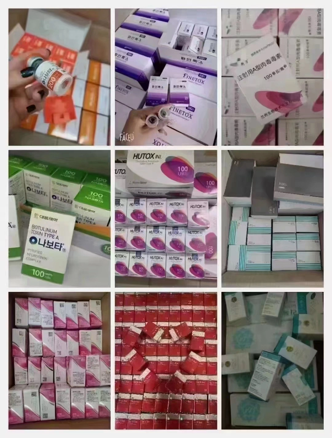 Preço Atacado Coreia directamente expedição Inotox 50u 100u Anti Wrinkle Líquido Bo Tulinica tipo a injeção ácido hialurônico Liz Tox