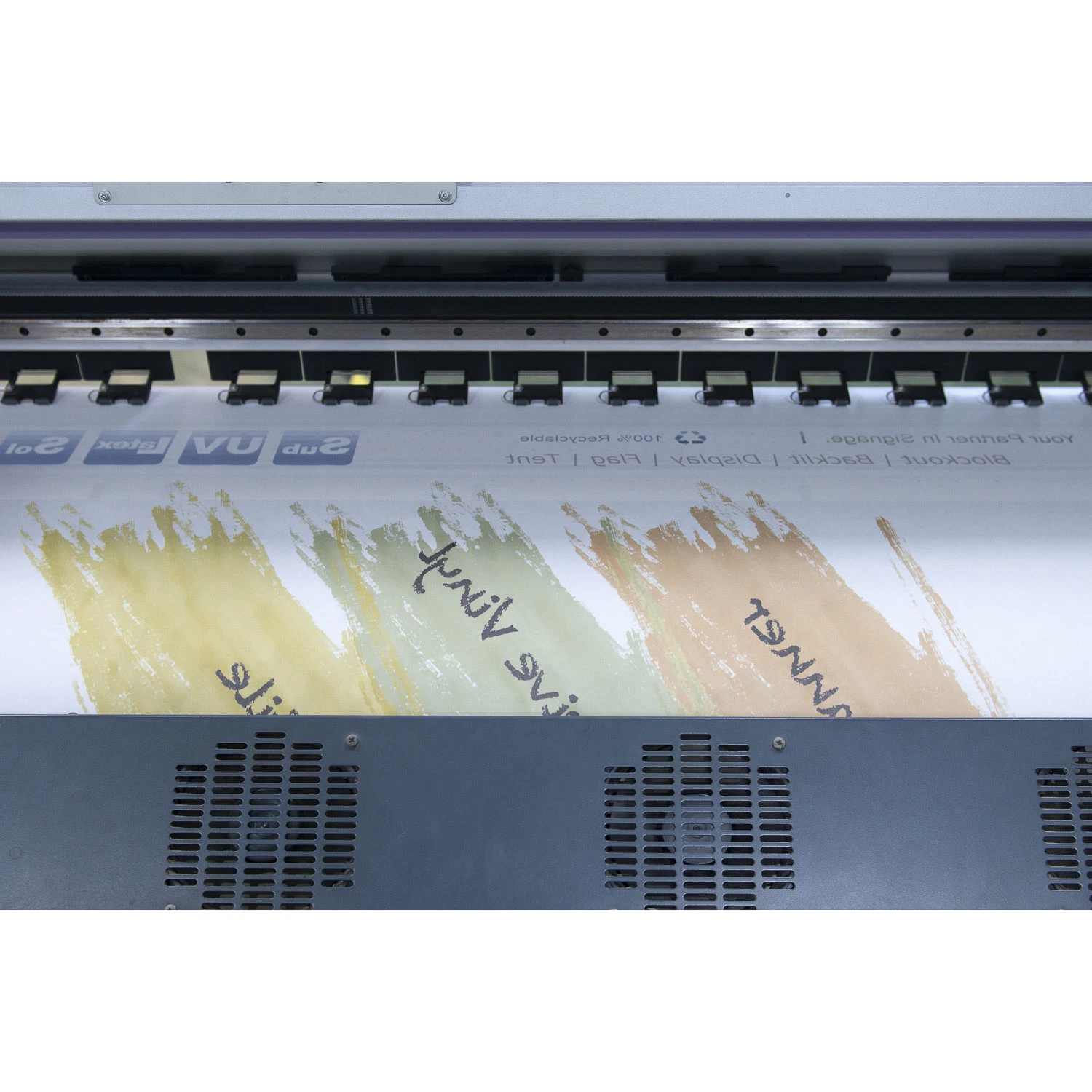 A Impressão Digital Unisign tecidos de poliéster tricotadas Impressão dye sublimation para publicidade