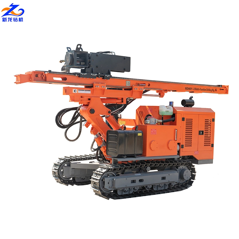 Full Hydraulic Crawler Hammer Solar Pile Driver Machine Drill Rig