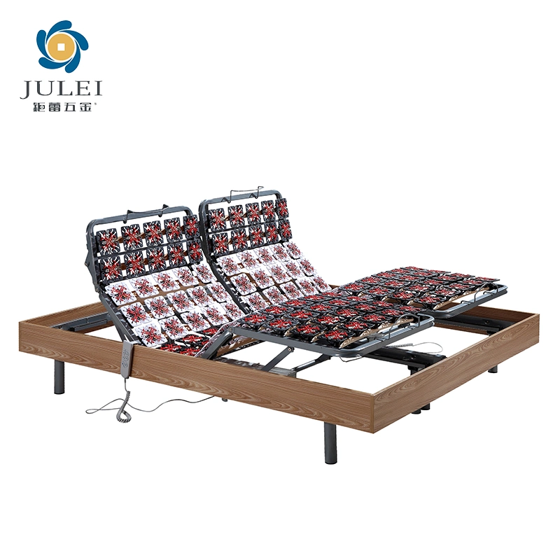 Manufacture Bedroom Double/King Size Adjustable Electric Intelligent Bed Frame