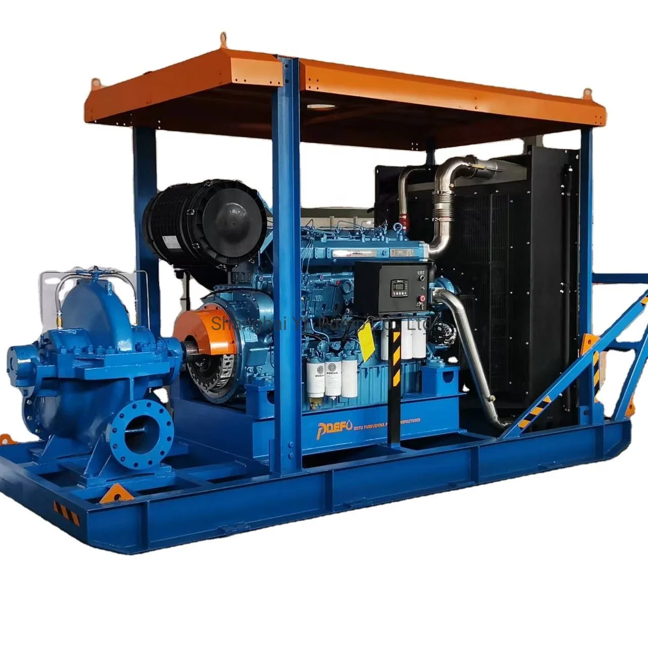 Diesel Driven Double Suction Split Case Pump for Waterworks/Centrifugal Water Pump Dewatering Pump