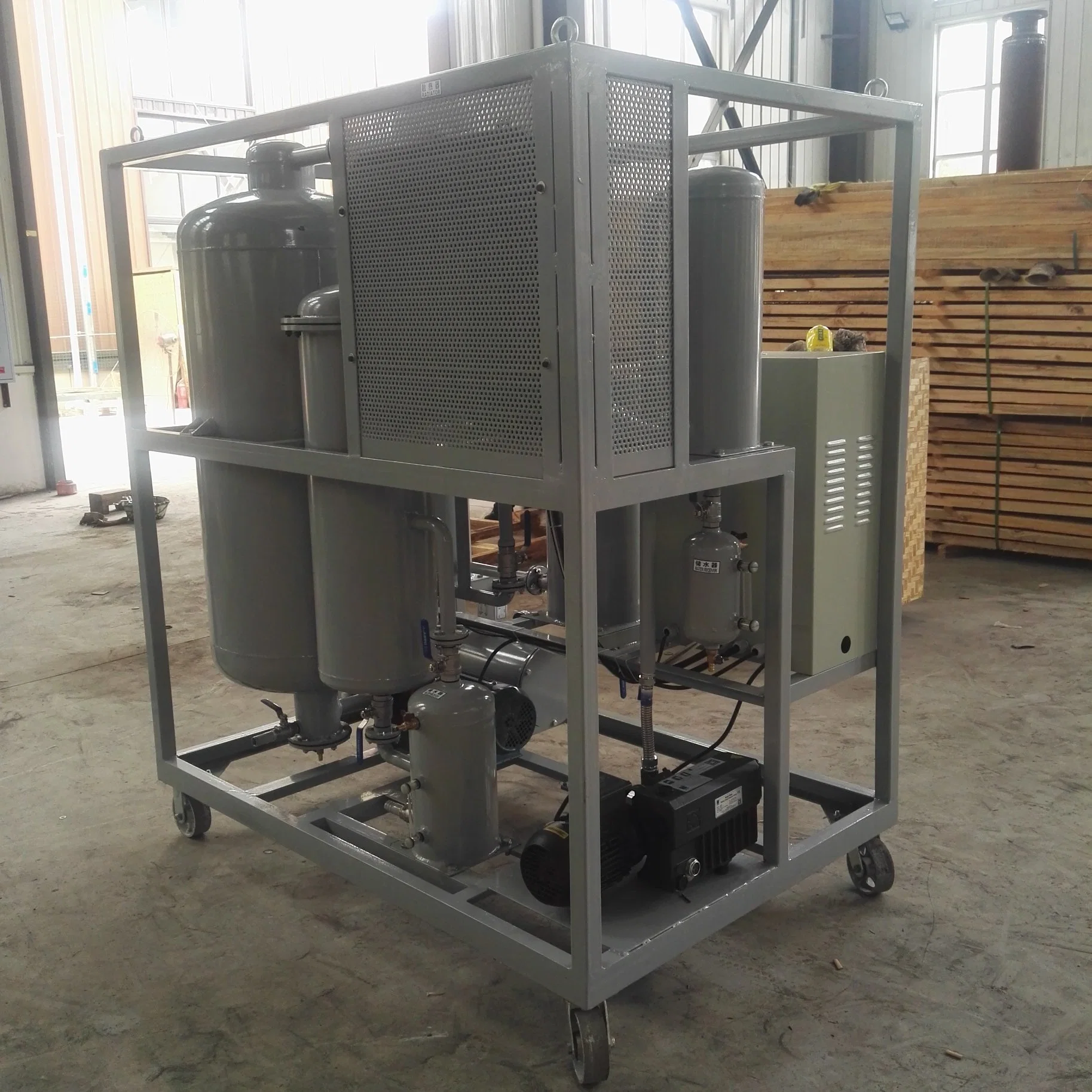 Vacuum Hydraulic Oil Filter Lubrication Oil Purification Equipment