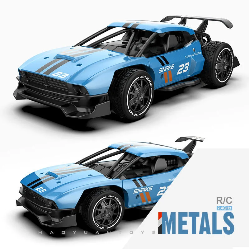 Hot Sale Remote Control 1: 24 Alloy High Speed Remote Control Car Charging Dynamic Wireless Racing Toy Car for Boys