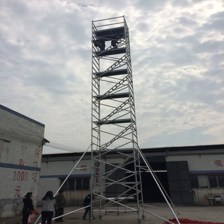 Tour d'Échafaudage Échafaudages aluminium ressort du porte-cuvette d'échafaudage de verrouillage