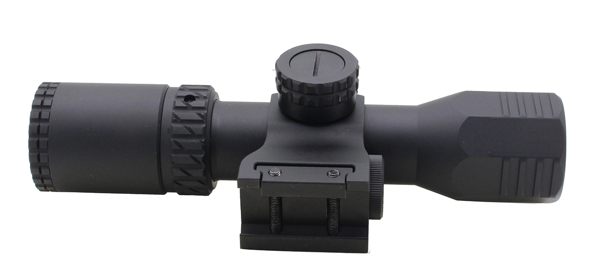 2023 Latest Advanced Ipx7 Rated Electric Buttons Control Red and Green Illumination Mil-Dots Reticle Compact Hunting 1.5-5X32 Tactical Weapon Scope