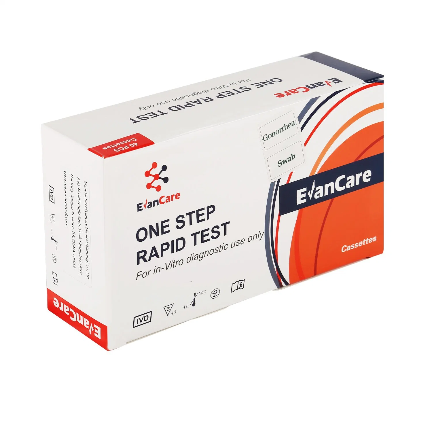 Prix d'usine Test de dépistage rapide de la gonorrhée Kit de test de gonorrhée Neisseria Kit de test rapide de la chlamydia pour utilisation à domicile et à l'hôpital.