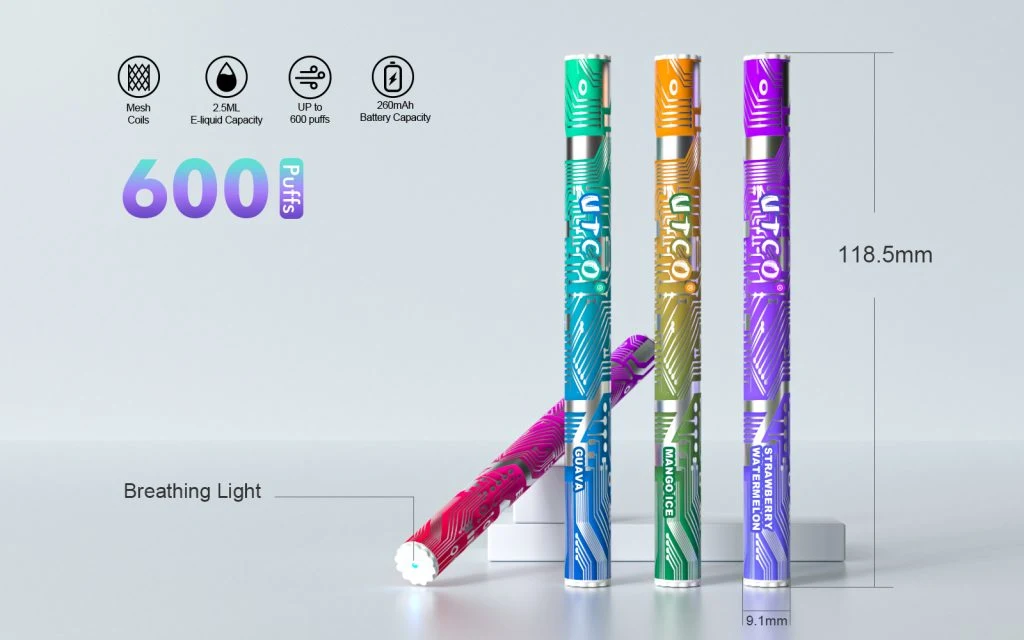 Logo du client Zbood 26ml Thanos Slipbiss rechargeable Hazbar Qrjoy jetable Embout Utco Lightnig en plastique à usage unique