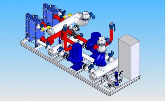 Whole Plate Heat Exchanger Unit for Heating System