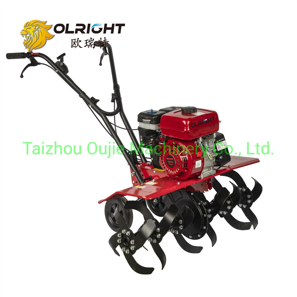 Farm Machinery 170 Gasoline Mini Power Cultivator Tiller with Rotary Tillage and Weeding Equipment