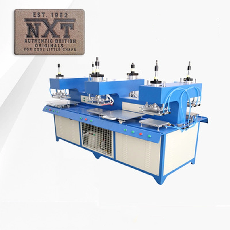Press Trademark Logo Label Embossing Facility for Fabric