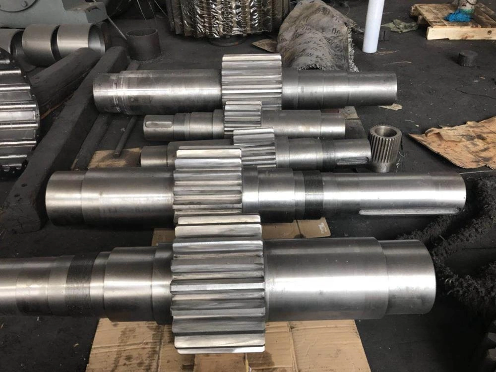 Railway Transport Gear Shaft 40crmo4 Industrial Cast Iron Forged Steel Shaft