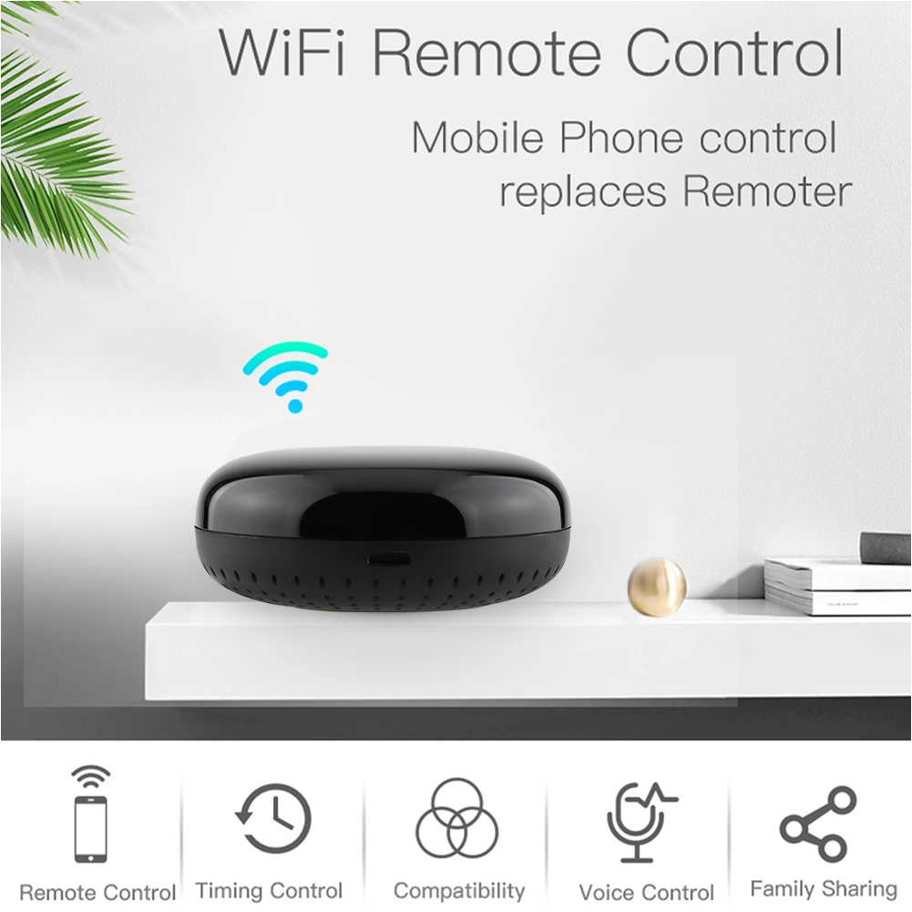 Tuya Smart IR WiFi Universal Remote Controller for TV, Air Conditioning, Fan, Infrared Devices Smartlife APP, Alexa, Google Home