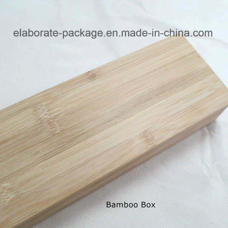 Cuchilla de bambú personalizado caja de embalaje de productos artesanales de madera