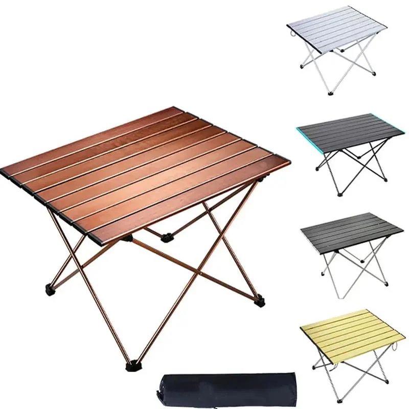 Outdoor Picnic Tables Aluminum Portable Camping Table Foldable Picnic Folding Camping Table