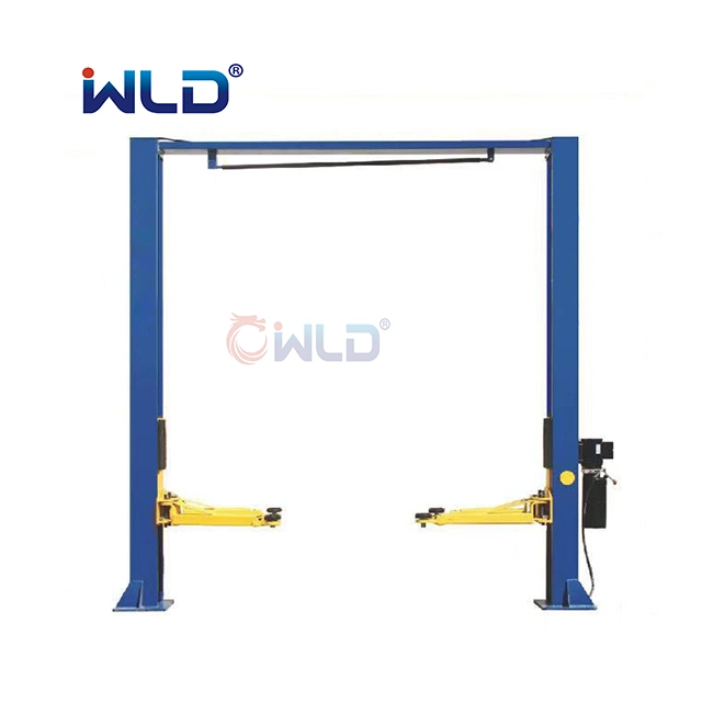 Wld-240m Two Post Clear Floor Car Lift Price for Sale