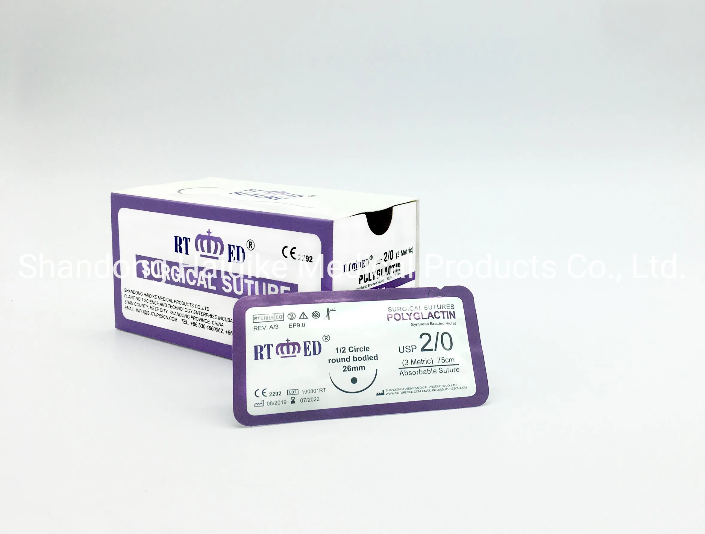 Factory Price Surgial Suture Materialchromic Catgut, Plain Catgut, Pgla, PGA, Pdo, Pgcl, Nylon, Silk, Polyester, Polypropyelne