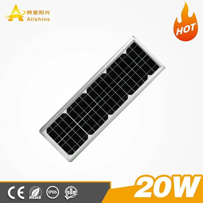 High Brightness LED Chip Low Power Consumption All in One 20 Watt LED Solar Street Light