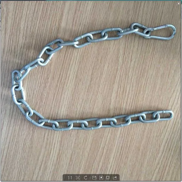 DIN766 Short Link Chain Steel Welded Galvanized