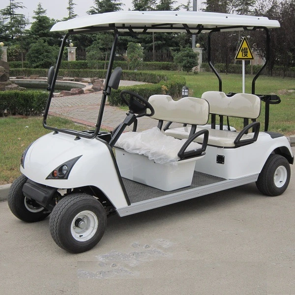 Marshell 4 Passenger Comfortable Electric Battery Powered Golf Carts Golf Car for Mountain Energy Saving (DG-C4)