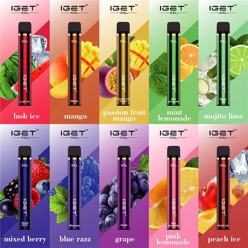 Hot Selling Disposable/Chargeable Vape Pen Iget XXL 1800 Puffs E Cigarette Vaporizer Pen