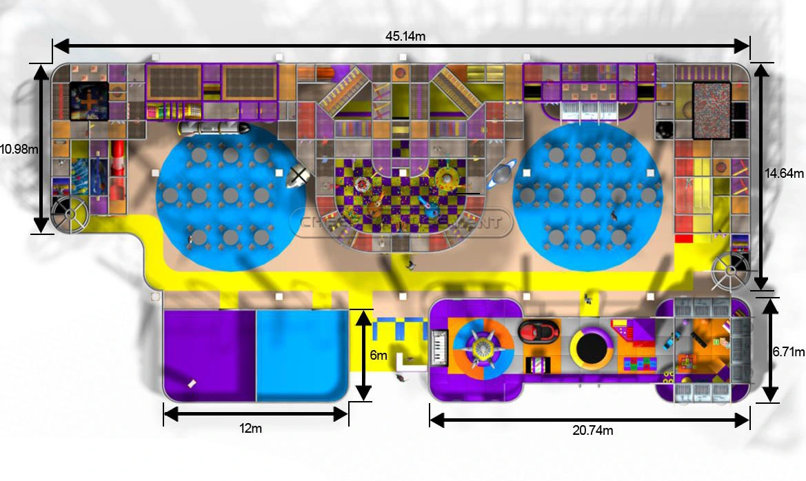 Cheer Amusement Children Space Themed Indoor Playground Equipment