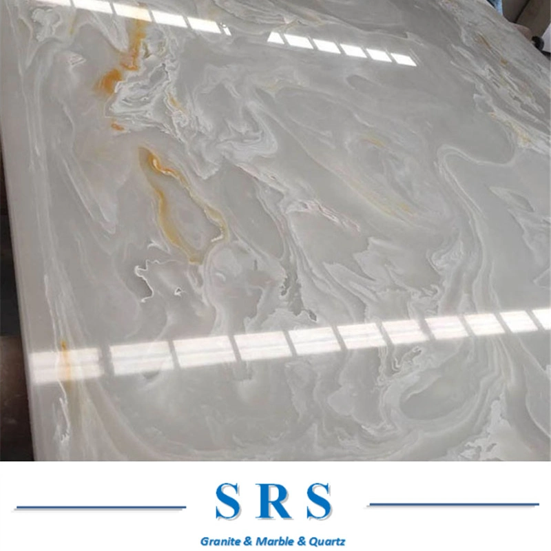 High quality/High cost performance  Wall Tiletransparent Artificial Onyx for Interior Decoration Slab