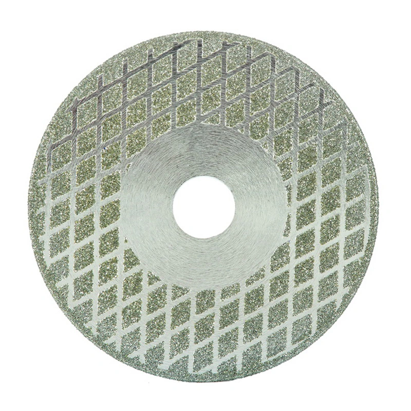 Electroplated Double Side Triangle Shape Diamond Cutting and Grinding Disc/Disk for Stone