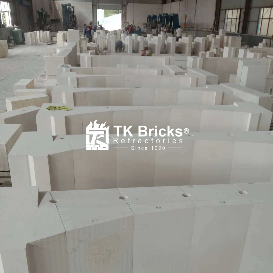 Fused Cast Azs 33 Firebrick Brique Refractaire for Glass Fusing Kiln