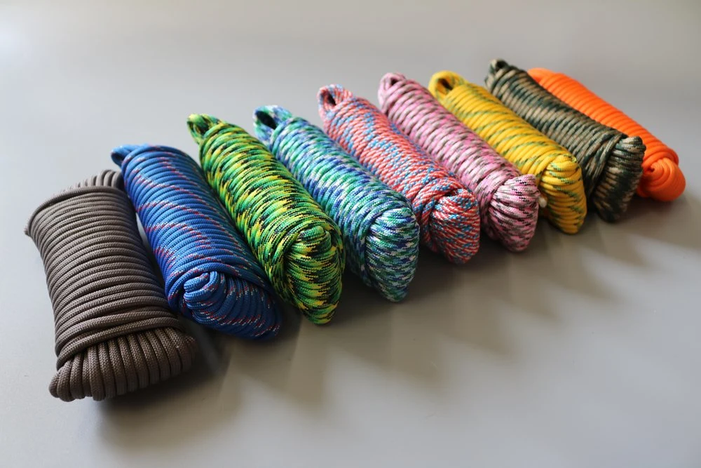 Packaging 4mm Colorful Paracord Braided&#160; Polypropylene&#160; Rope&#160;