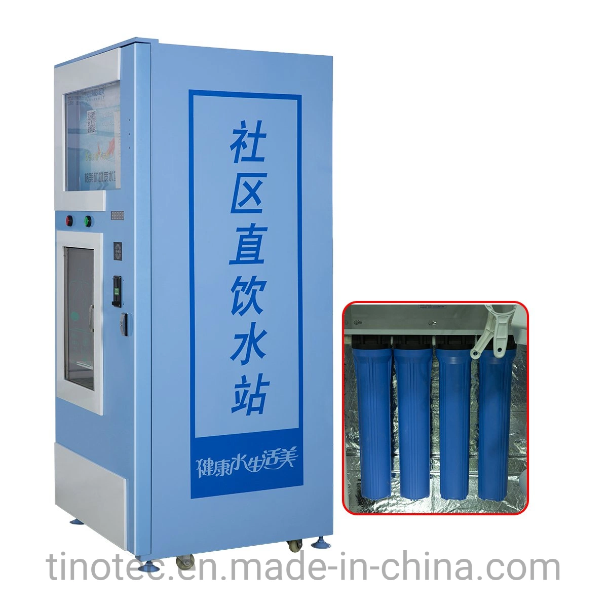 Coin Operation Water Purifier Plant Outdoor Water ATM Machine