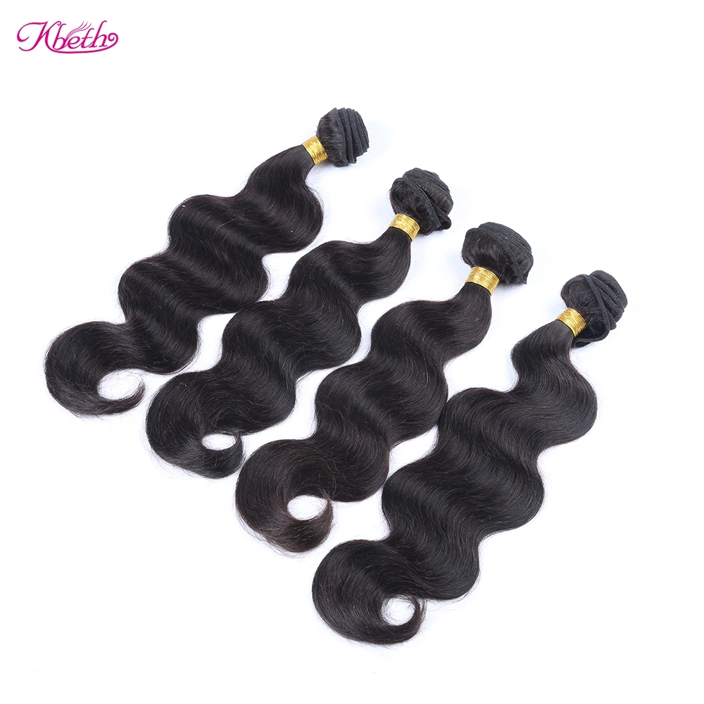 Longueur de 30 pouces Kbeth Hiar humain Extension pour American Black Beauty Fashion personnalisés d'été 2021 Remy vierge 100 % des cheveux soyeux Bundles de vison avec fermeture