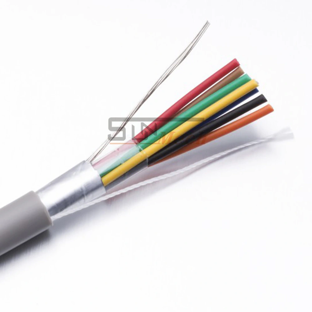 Alarm Cable with Ls0h LSZH Fire Resistant PVC Shealth Jacket 2core 4 Core 6 Core 8 Core 10 Core 12 Core