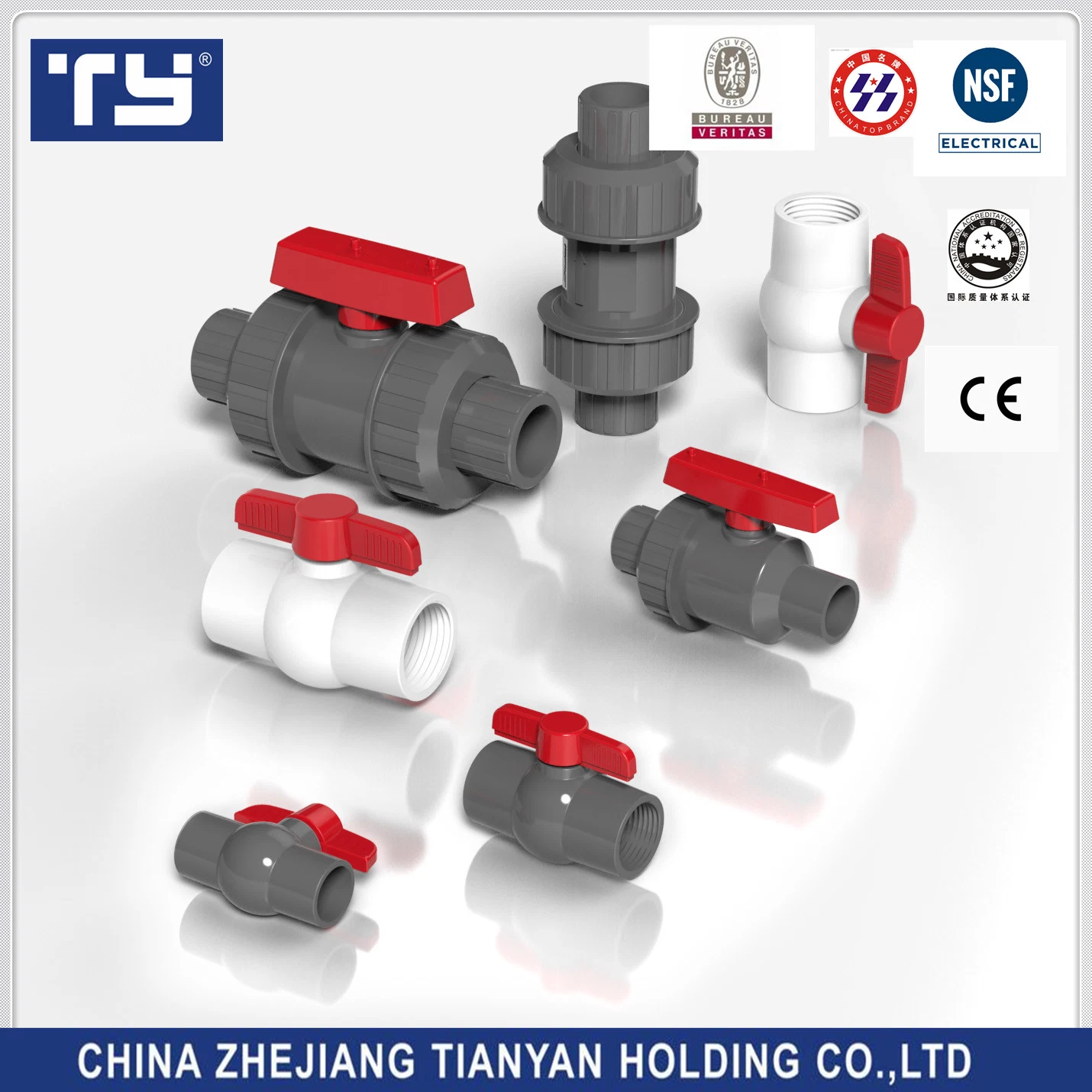 Plastic (PPR/UPVC/PVC/ CPVC) Pipe Fitting and Ball Valve with Pn10 /Pn16/ ASTM Standard