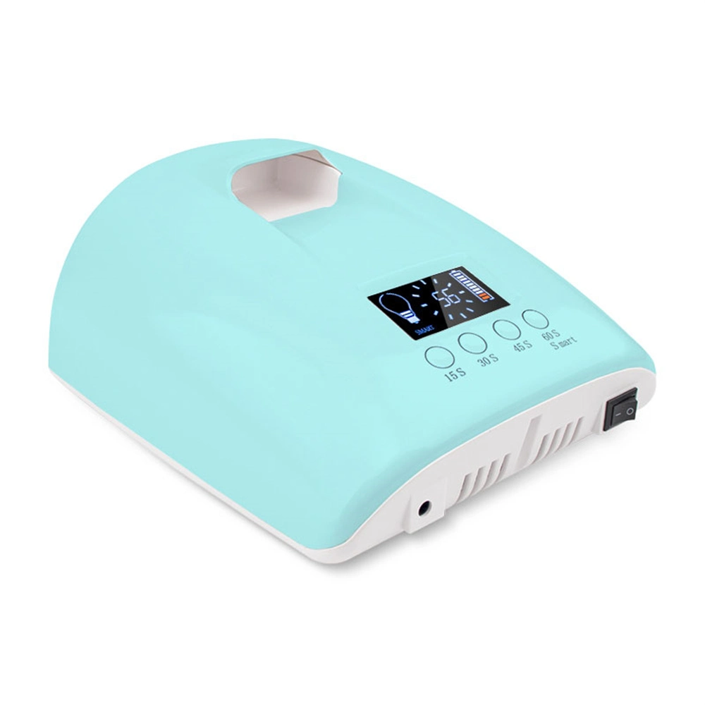 60W lámpara recargable de UV LED Smart Power de secadora de clavos fototerapia Lámpara Gel de uñas Polaco lámpara de hornear lámpara de uñas