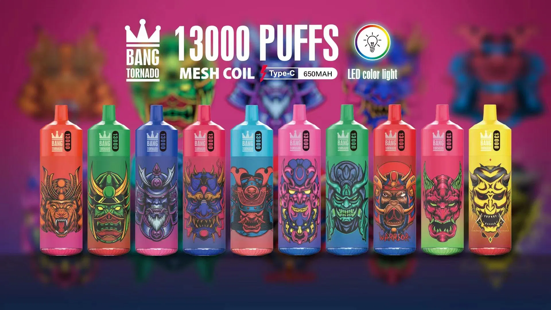 Wholesale Vapanda Vp PRO 13000 Puffs 12000 Disposable Vape Box E Cigarette 650mAh Rechargeable Battery 23ml Poco 10000 Puffbar Bang Box King Bang