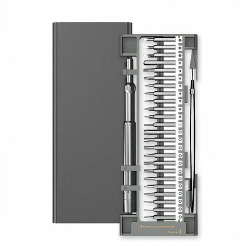 62 en 1 Jeu de tournevis électrique, précise la puissance des outils, outils de réparation de la batterie au lithium rechargeable avec voyant