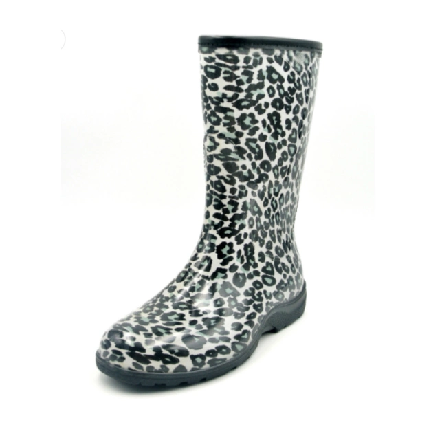 Cheap Hotsales New Design Rain Boots Ladies Fashionable Wholesale/Supplier Natural Rubber