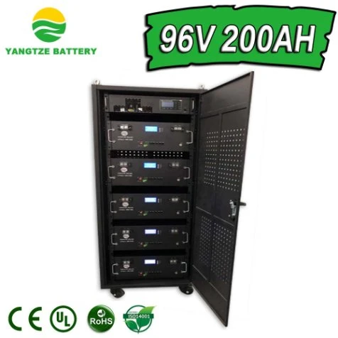 Yangtze Solar System Storage 5 Years Warranty 8000+ Cycle Times 96V 200ah 20kh Smart BMS TUV CE Lithium Ion LiFePO4 Battery Pack with Pristmatic Cells