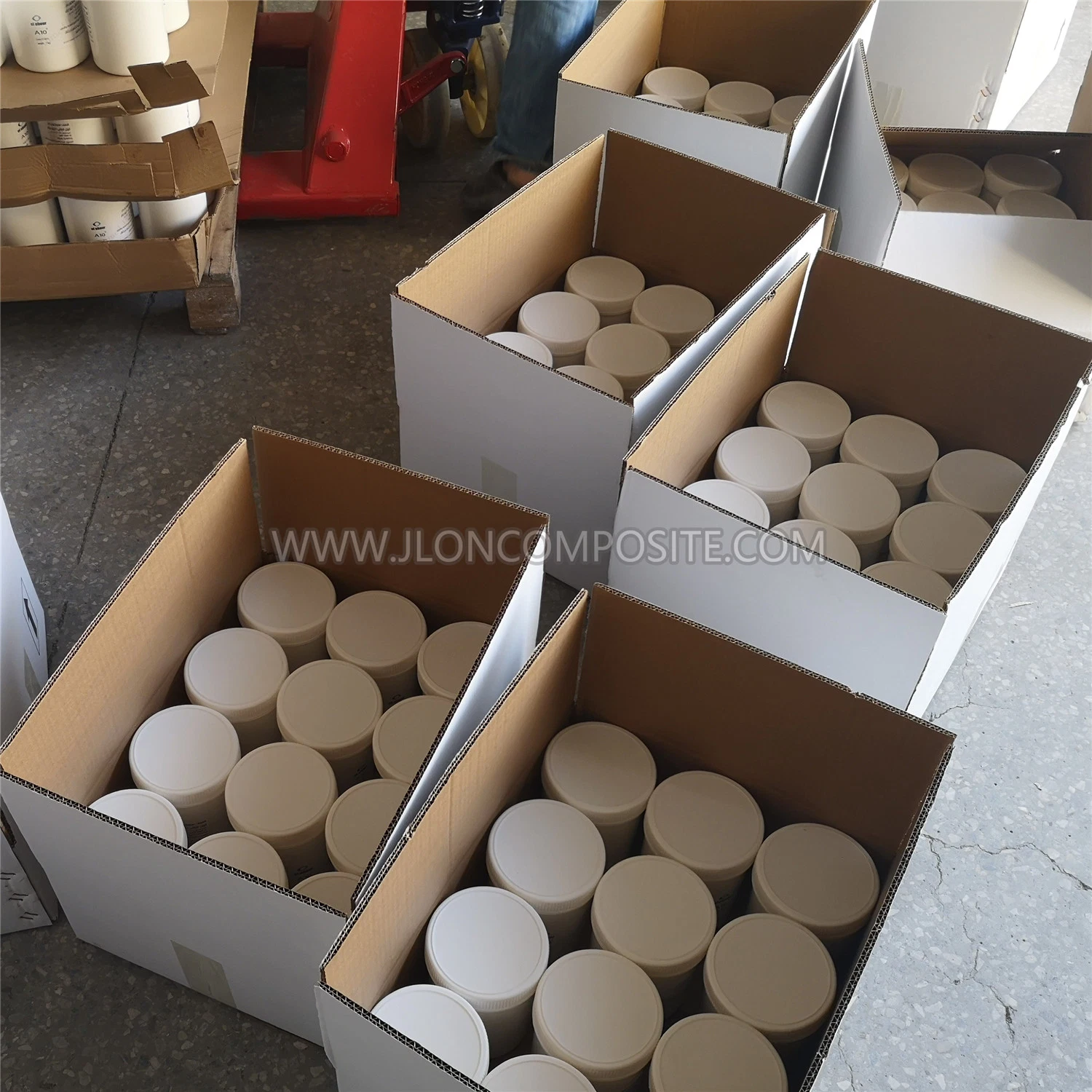 Molde de gesso tornando de borracha de silicone líquido com dureza 20