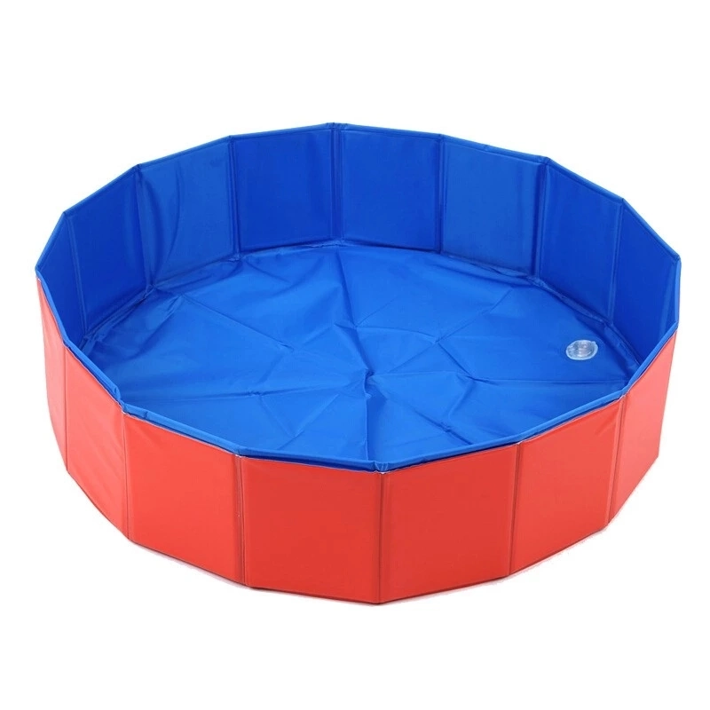 Portable Foldable Dog Bath Tub Summer Plastic Pet Dog Swimming Pool