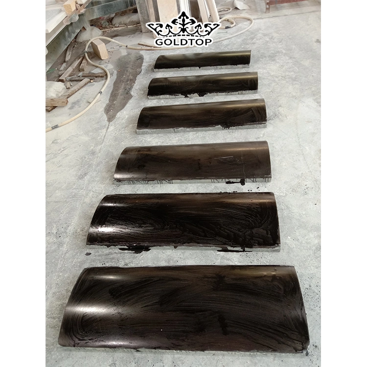 Polished, Sawn Cut, Sanded, Flamed China Nero Assoluto Granite, China Absolute Black Granite, Chinese Black Granite Block Column for Exterior - Interior Project