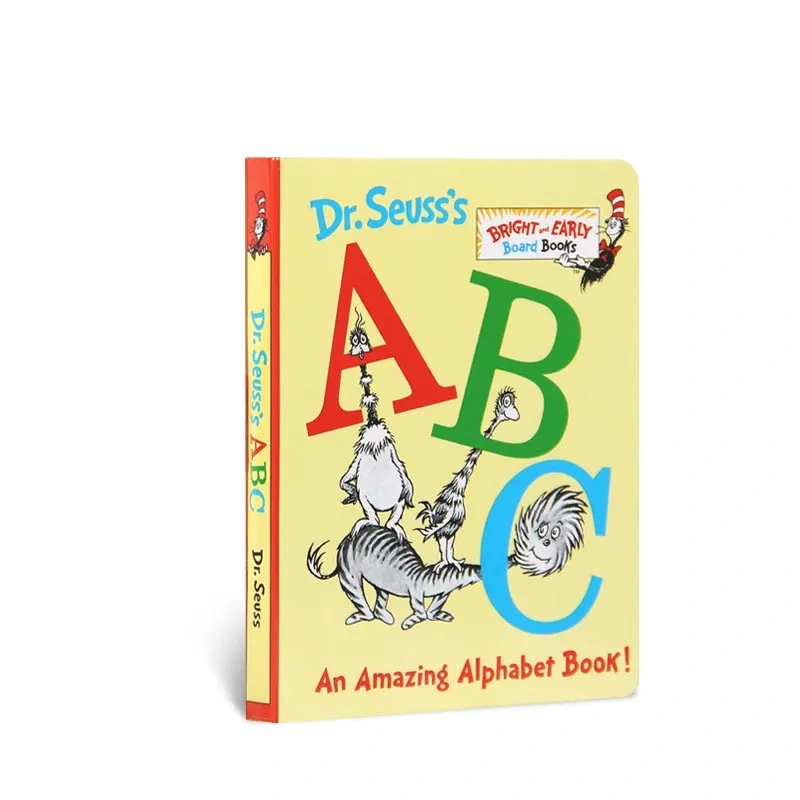Livre personnalisé impression début Alphabet Livre d'enseignement enfants Board Book Service d'impression