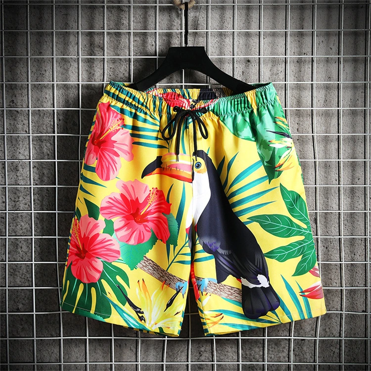 2021 Großhandel/Lieferant Scrunch Hohe Taille Neue Mode Großhandel/Lieferant Top-Qualität Sommer Herren Gedruckt Strand Borad Schwimmen Kurz