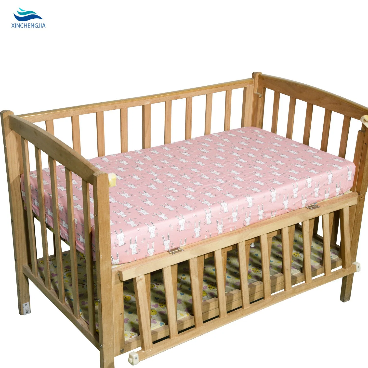 Wholesale/Supplier Organic 100% Pure Lyocell Pure Bamboo Baby Cot Bed Fitted Crib Bed Sheet Set Kids